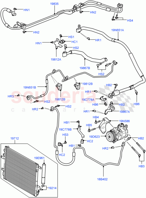 Part Diagram for Land Rover LR010869