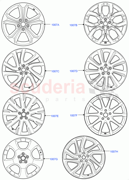 Part Diagram for Land Rover LR095358