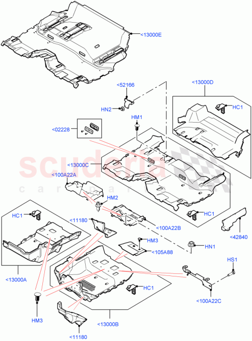 Part Diagram for Land Rover LR142362