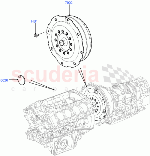 Part Diagram for Land Rover TQB500070
