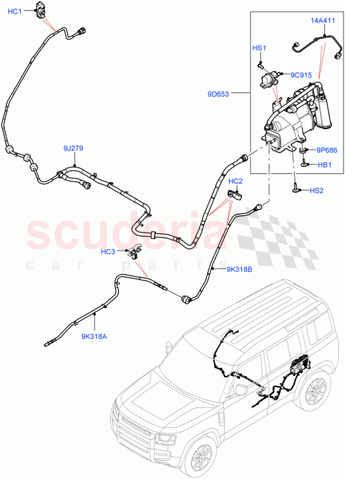 Part Diagram for Land Rover LR135817