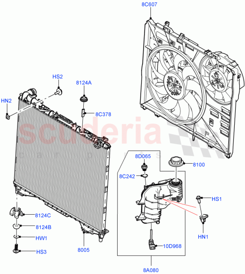 Part Diagram for Land Rover LR173827