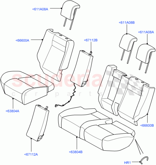 Part Diagram for Land Rover LR030597