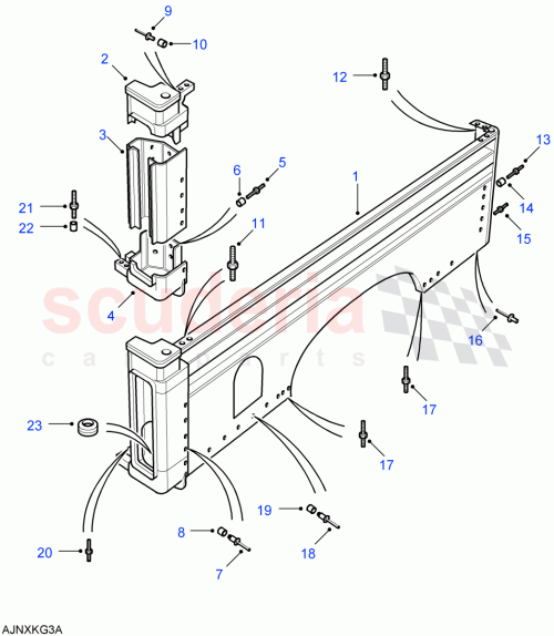 Part Diagram for Land Rover MTC5039