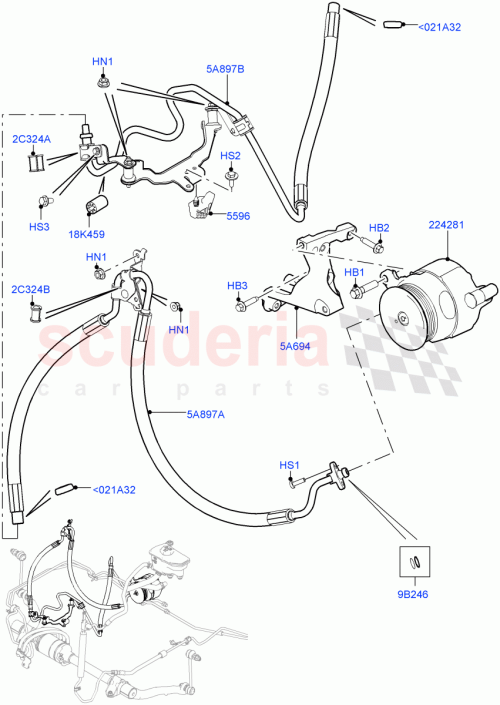 Part Diagram for Land Rover LR041974