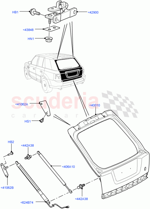 Part Diagram for Land Rover LR051443