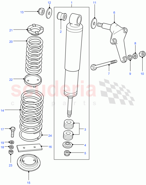 Part Diagram for Land Rover NRC4318