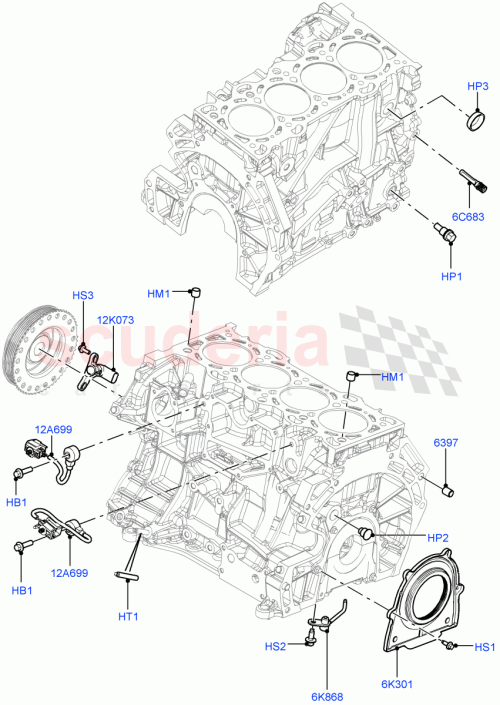 Part Diagram for Land Rover LR025046