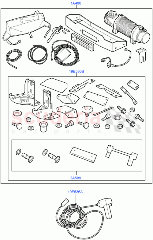 Part Diagram for Land Rover VUB504070