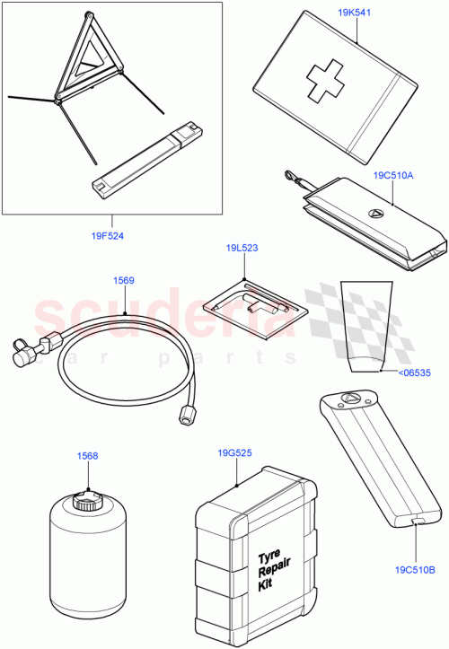 Part Diagram for Land Rover LR092478