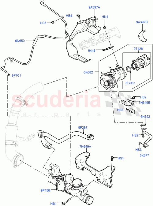 Part Diagram for Land Rover LR091592
