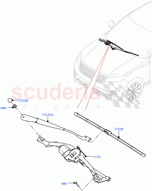 Part Diagram for Land Rover LR093425