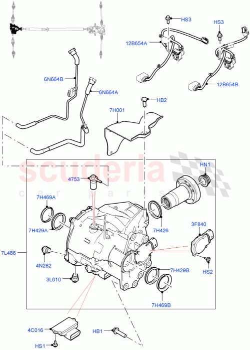 Part Diagram for Land Rover LR117580