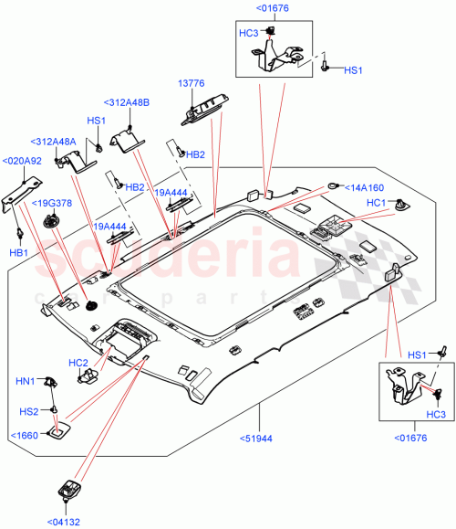 Part Diagram for Land Rover LR157130