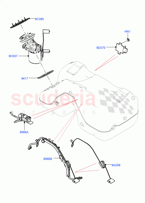 Part Diagram for Land Rover LR096822