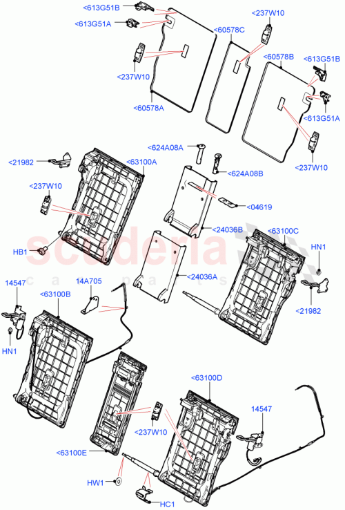 Part Diagram for Land Rover LR092495