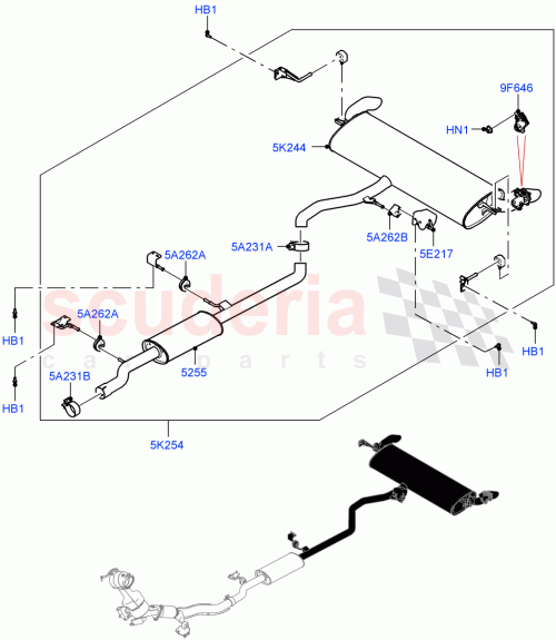 Part Diagram for Land Rover LR153890