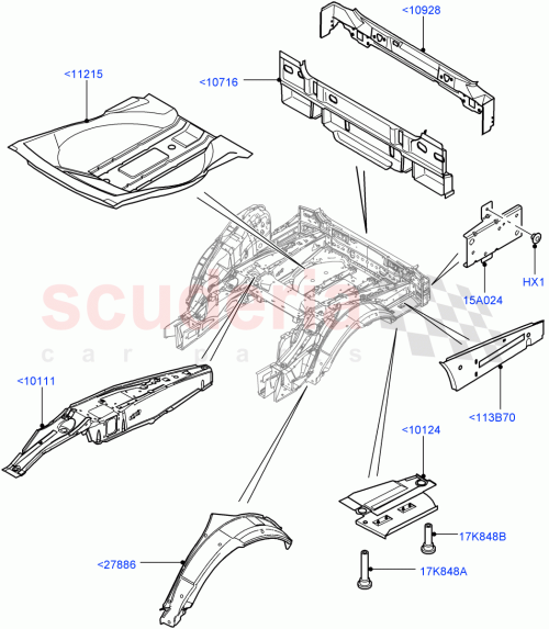 Part Diagram for Land Rover AQC760250