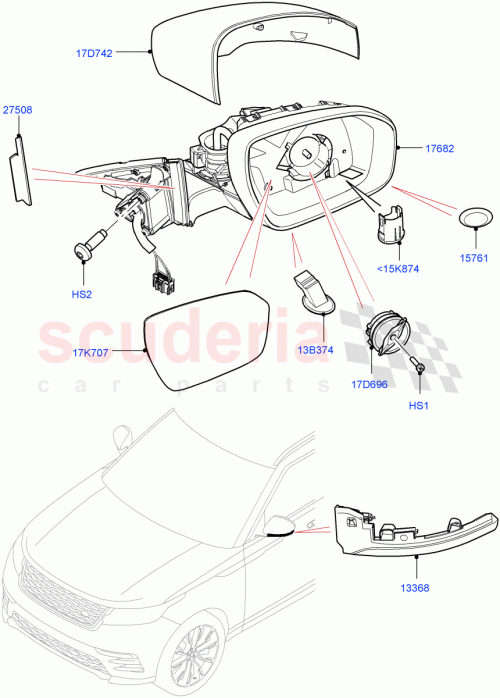 Part Diagram for Land Rover LR155638