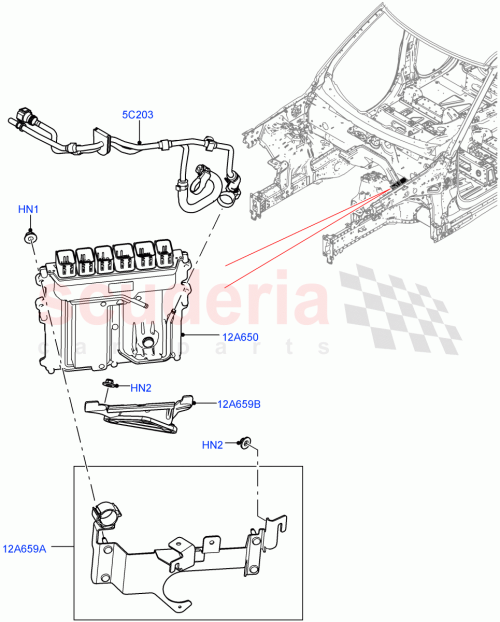 Part Diagram for Land Rover LR157746