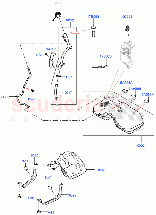 Part Diagram for Land Rover LR140701