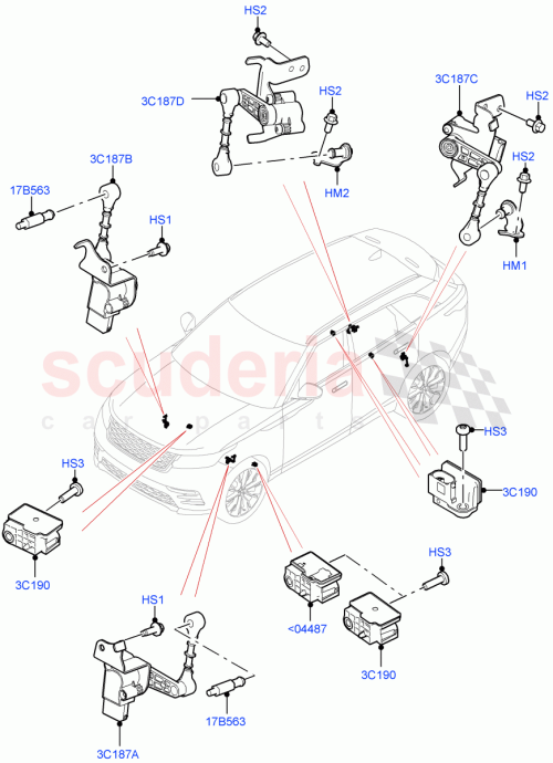 Part Diagram for Land Rover LR141766