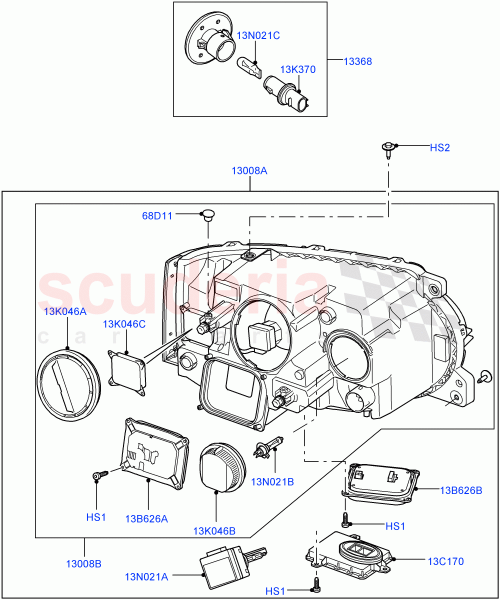 Part Diagram for Land Rover LR028481