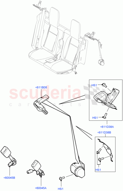 Part Diagram for Land Rover LR112223