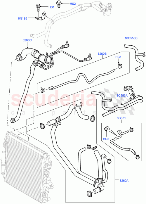 Part Diagram for Land Rover FS110207L
