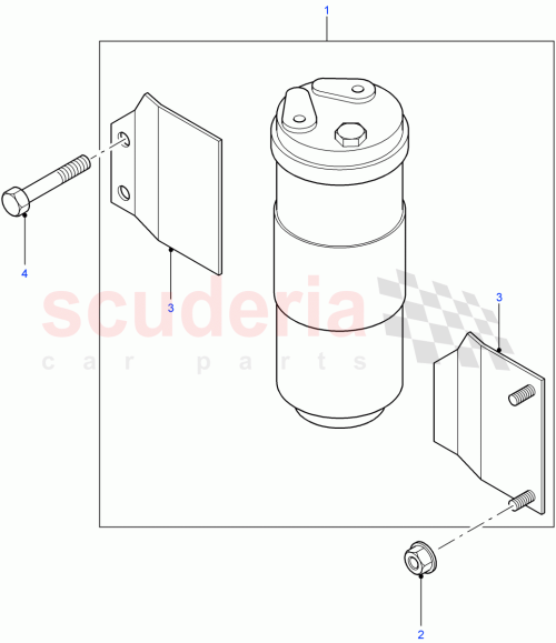 Part Diagram for Land Rover FB110201L