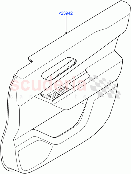 Part Diagram for Land Rover LR091433