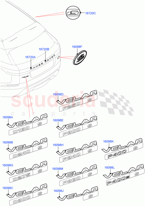 Part Diagram for Land Rover LR148108