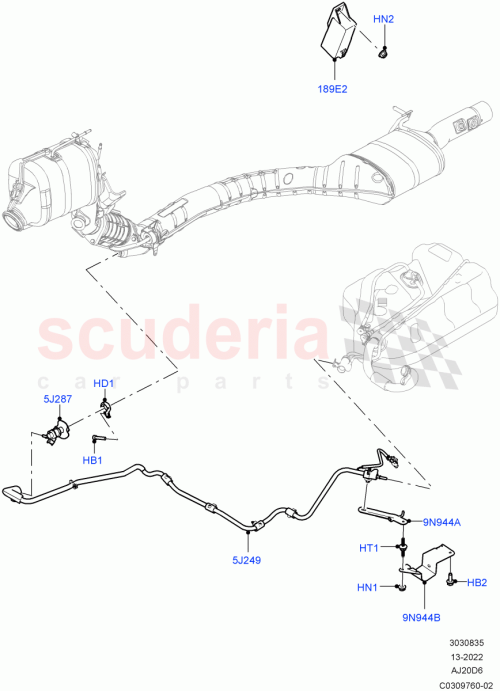 Part Diagram for Land Rover LR142034