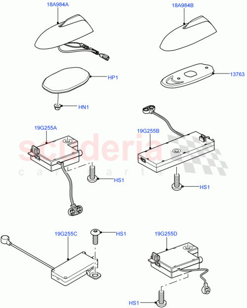 Part Diagram for Land Rover XUI500360