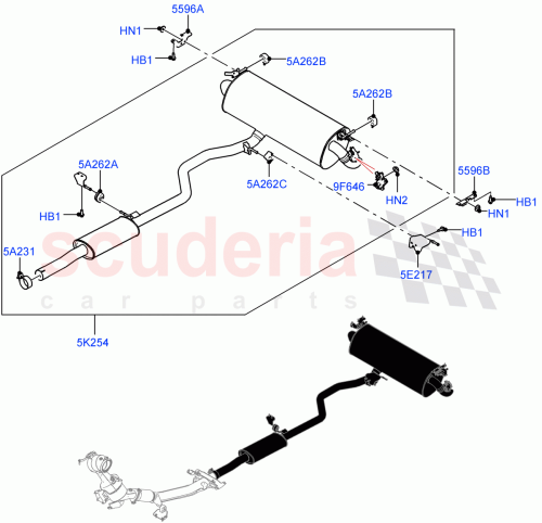 Part Diagram for Land Rover LR149847