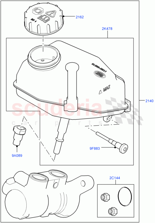 Part Diagram for Land Rover LR114626