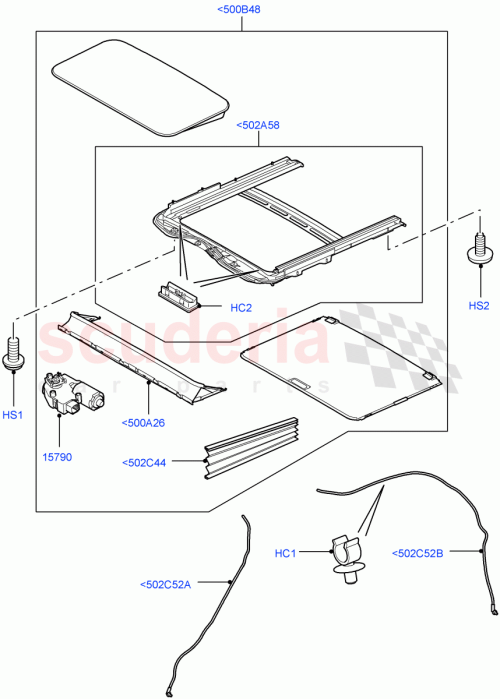 Part Diagram for Land Rover LR030784