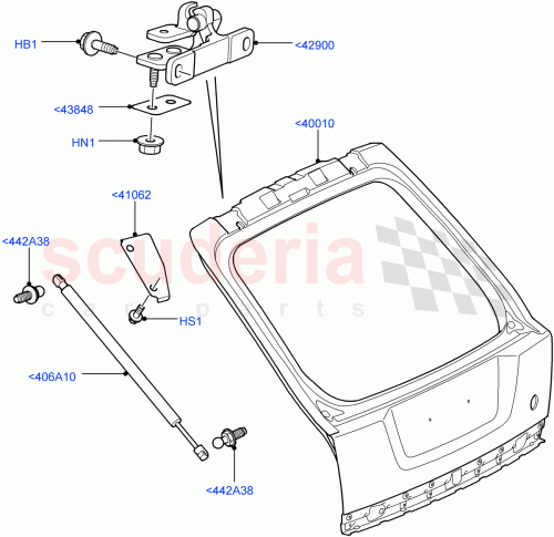Part Diagram for Land Rover BHU790021