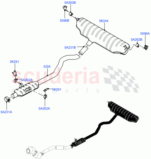 Part Diagram for Land Rover LR137020