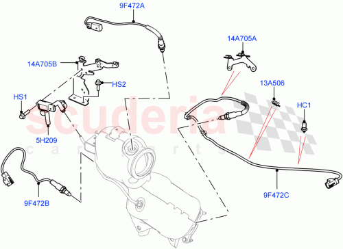 Part Diagram for Land Rover LR125474