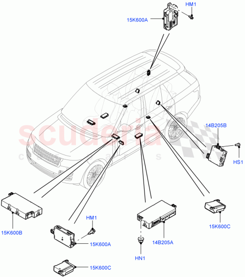 Part Diagram for Land Rover LR074677