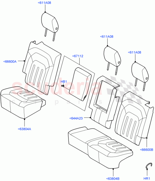 Part Diagram for Land Rover LR156449