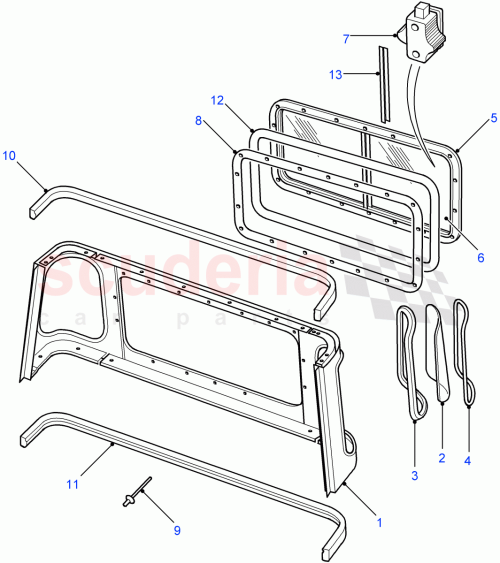Part Diagram for Land Rover LR053827