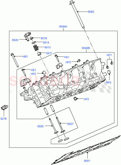 Part Diagram for Land Rover 4556038