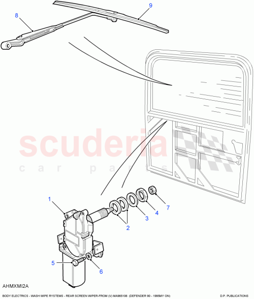 Part Diagram for Land Rover DKB000371PMD