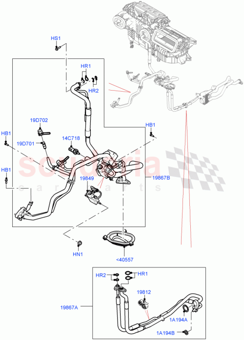 Part Diagram for Land Rover LR131176