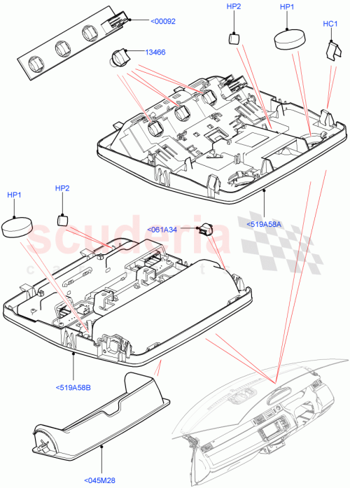 Part Diagram for Land Rover LR027463