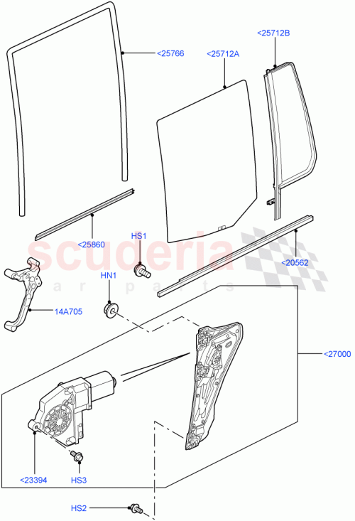 Part Diagram for Land Rover CGE000512
