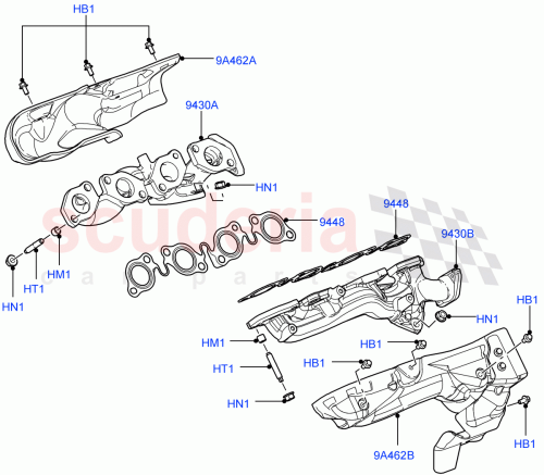 Part Diagram for Land Rover LWQ500150