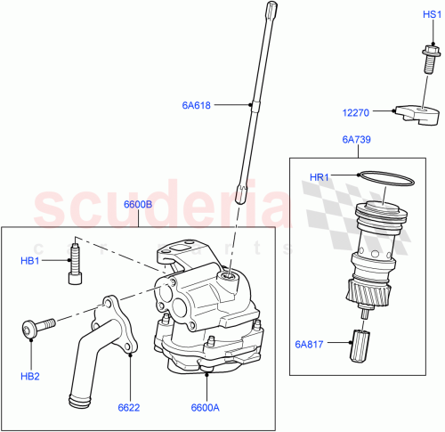 Part Diagram for Land Rover LR000380